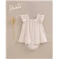 Vestido Con Braguita Volante De Dadati