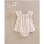 Vestido Con Braguita Volante De Dadati