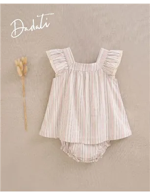 Vestido Con Braguita Volante De Dadati