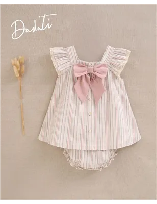 Vestido Con Braguita Volante De Dadati