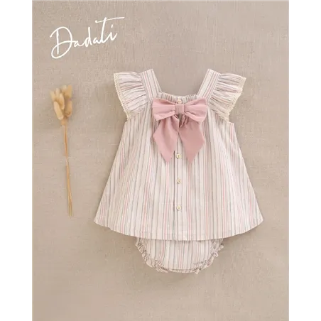 Vestido Con Braguita Volante De Dadati