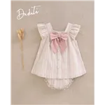 Vestido Con Braguita Volante De Dadati