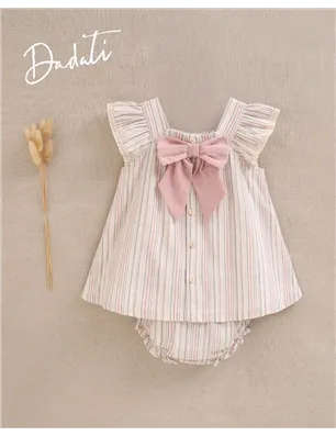 Vestido Con Braguita Volante De Dadati