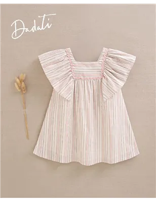 Vestido Raya Con Detalle De Dadati