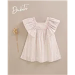 Vestido Raya Con Detalle De Dadati