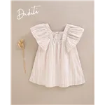 Vestido Raya Con Detalle De Dadati