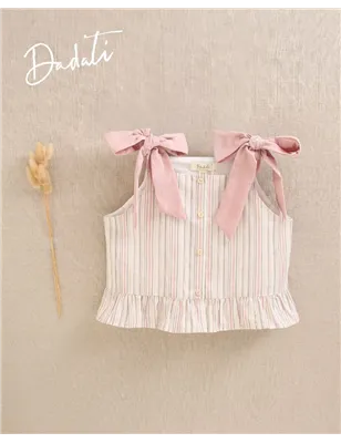 Blusa Raya Con Tirante Lazo  De Dadati