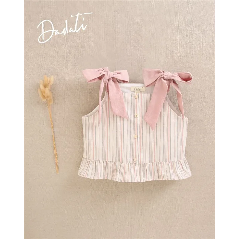 Blusa Raya Con Tirante Lazo  De Dadati