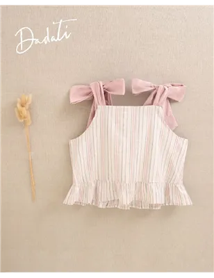 Blusa Raya Con Tirante Lazo  De Dadati