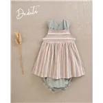 Vestido Raya Con Tirante Y Bragui Ta De Dadati