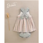 Vestido Raya Con Tirante Y Bragui Ta De Dadati
