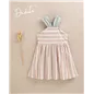 Vestido Raya Con Tirante Atado Cuello  De Dadati