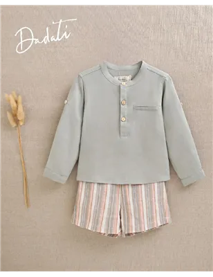 Conjunto Camisa Con Short  De Dadati