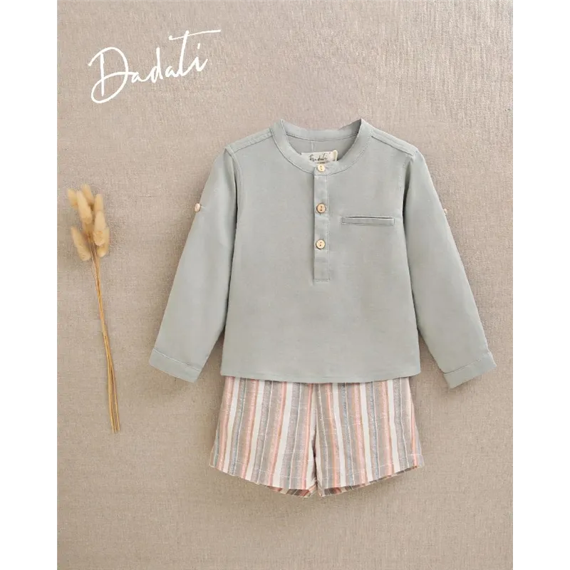 Conjunto Camisa Con Short  De Dadati