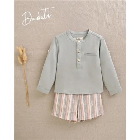 Conjunto Camisa Con Short  De Dadati