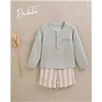 Conjunto Camisa Con Short  De Dadati