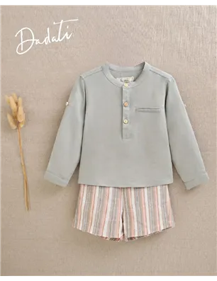 Conjunto Camisa Con Short  De Dadati