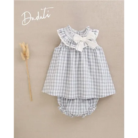 Vestido Con Braguita Y Lazo En Cuello  De Dadati