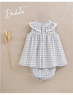 Vestido Con Braguita Y Lazo En Cuello  De Dadati