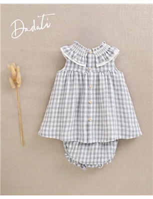 Vestido Con Braguita Y Lazo En Cuello  De Dadati