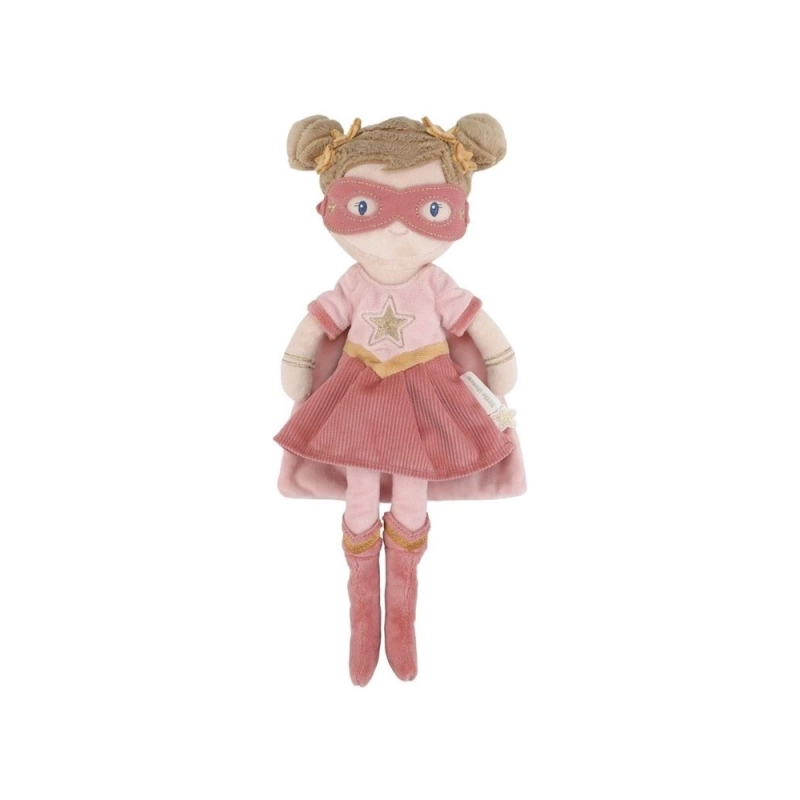 Muñeca Rosa Superheroina de Little Dutch