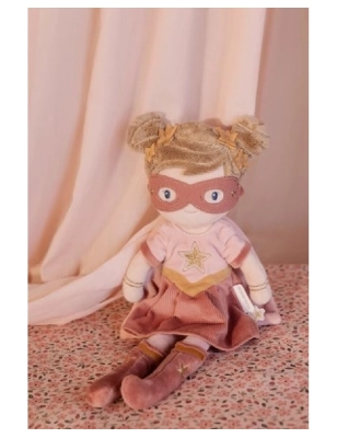 Muñeca Rosa Superheroina de Little Dutch