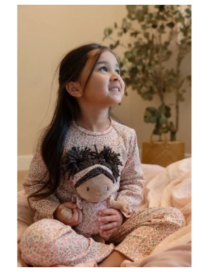 Bebé Evi con capazo Flowers & Butterflies de Little Dutch