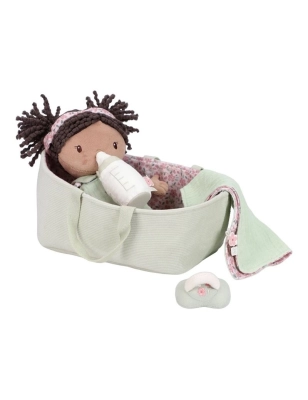 Bebé Evi con capazo Flowers & Butterflies de Little Dutch