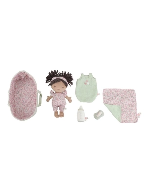 Bebé Evi con capazo Flowers & Butterflies de Little Dutch
