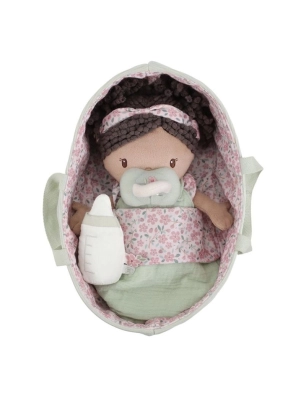 Bebé Evi con capazo Flowers & Butterflies de Little Dutch