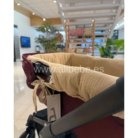 Funda para capazo Crepe de Giraffa Bianca e Blu