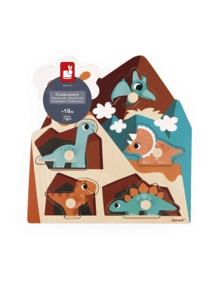 Puzzle dino sonoro de Janod
