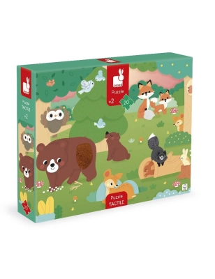 Puzzle táctil bosque de Janod