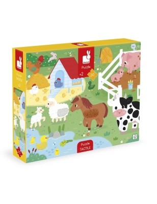 Puzzle táctil granja de Janod