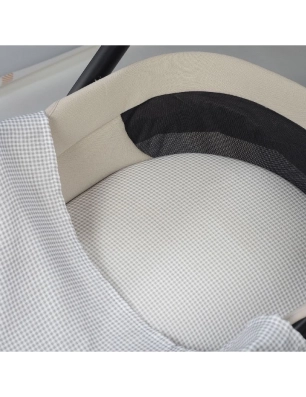 Sábana ajustable con muselina Little Bloom de Pasito a Pasito