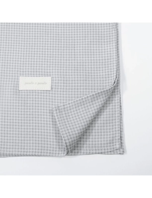 Sábana ajustable con muselina Little Bloom de Pasito a Pasito