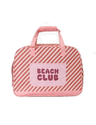 Bolsa de playa con rejilla Stripes de Monnëka