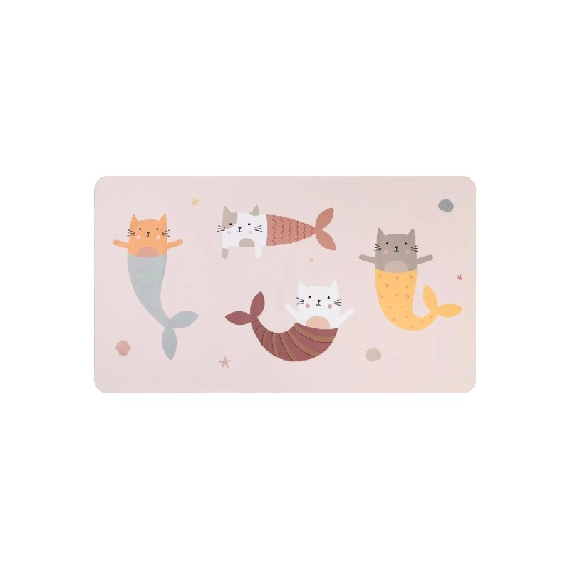 Toalla playa microfibra Mermaid Cats de Monnëka