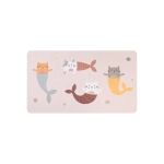 Toalla playa microfibra Mermaid Cats de Monnëka