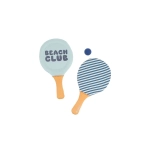 Palas neopreno con pelota Stripes de Monnëka