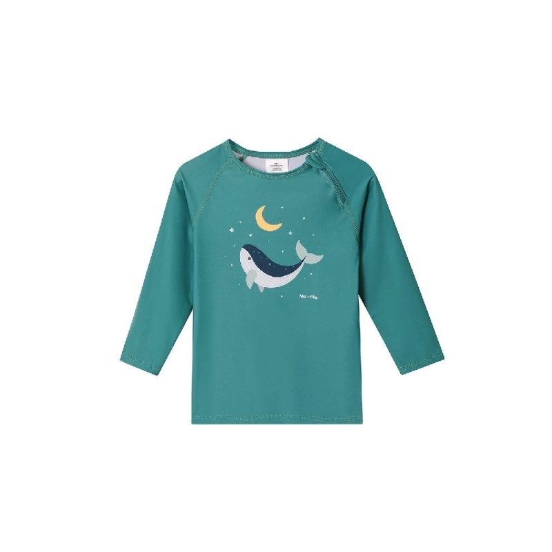 Camiseta solar manga larga Whale de Monnëka