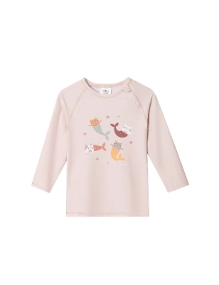 Camiseta solar manga larga Mermaid Cats de Monnëka