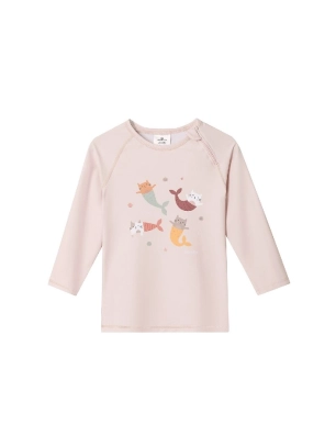 Camiseta solar manga larga Mermaid Cats de Monnëka