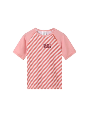 Camiseta solar manga corta Stripes de Monnëka
