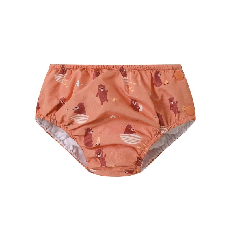 Bañador pañal con volante Camping de Monnëka