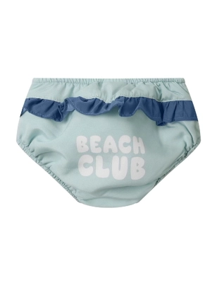 Bañador pañal con volante Stripes de Monnëka