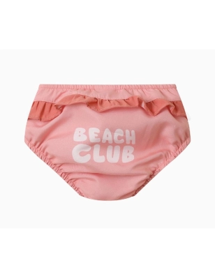Bañador pañal con volante Stripes de Monnëka