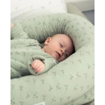 Cuna nido colchón antiplagiocefalia de Ecuskids Olive
