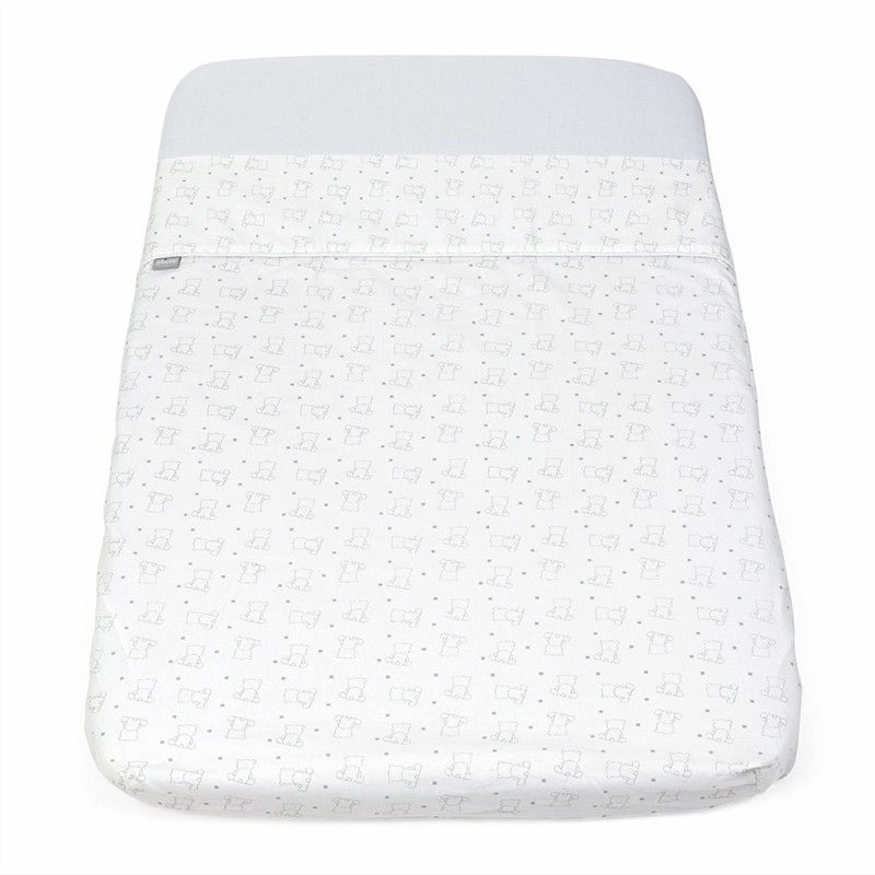 Set Colcha y Sábanas Delicaty para Minicuna de Chicco