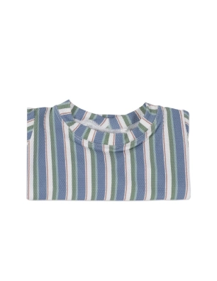 Camiseta protección solar Summer Strips de Walking Mum